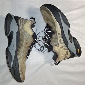 Used BrandBlack Black and Tan Men's Mesh Sneakers- Mens 8.5